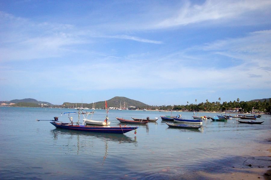 Bophut Beach (Fisherman's Village), strand in Koh Samui, Thailand
