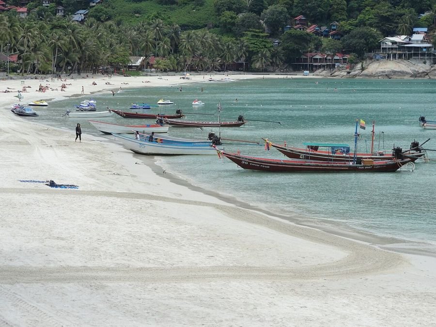 Haad Rin Nok (Sunrise Beach), strand in Koh Phangan, Thailand