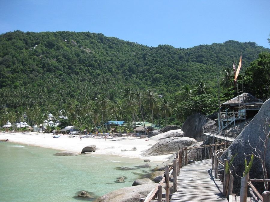 Haad Yuan, strand in Koh Phangan, Thailand