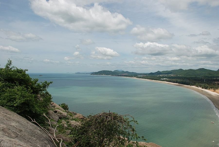 Khao Takiap Beach, strand in Hua Hin, Thailand