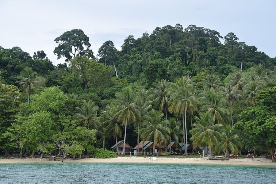 Koh Kradan (east beach), strand in Koh Kradan, Thailand