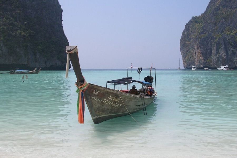 Maya Bay, strand in Koh Phi Phi Leh, Thailand