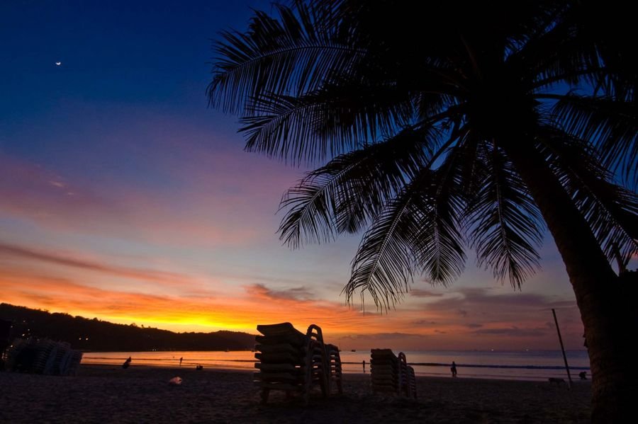 Patong Beach, strand in Phuket, Thailand